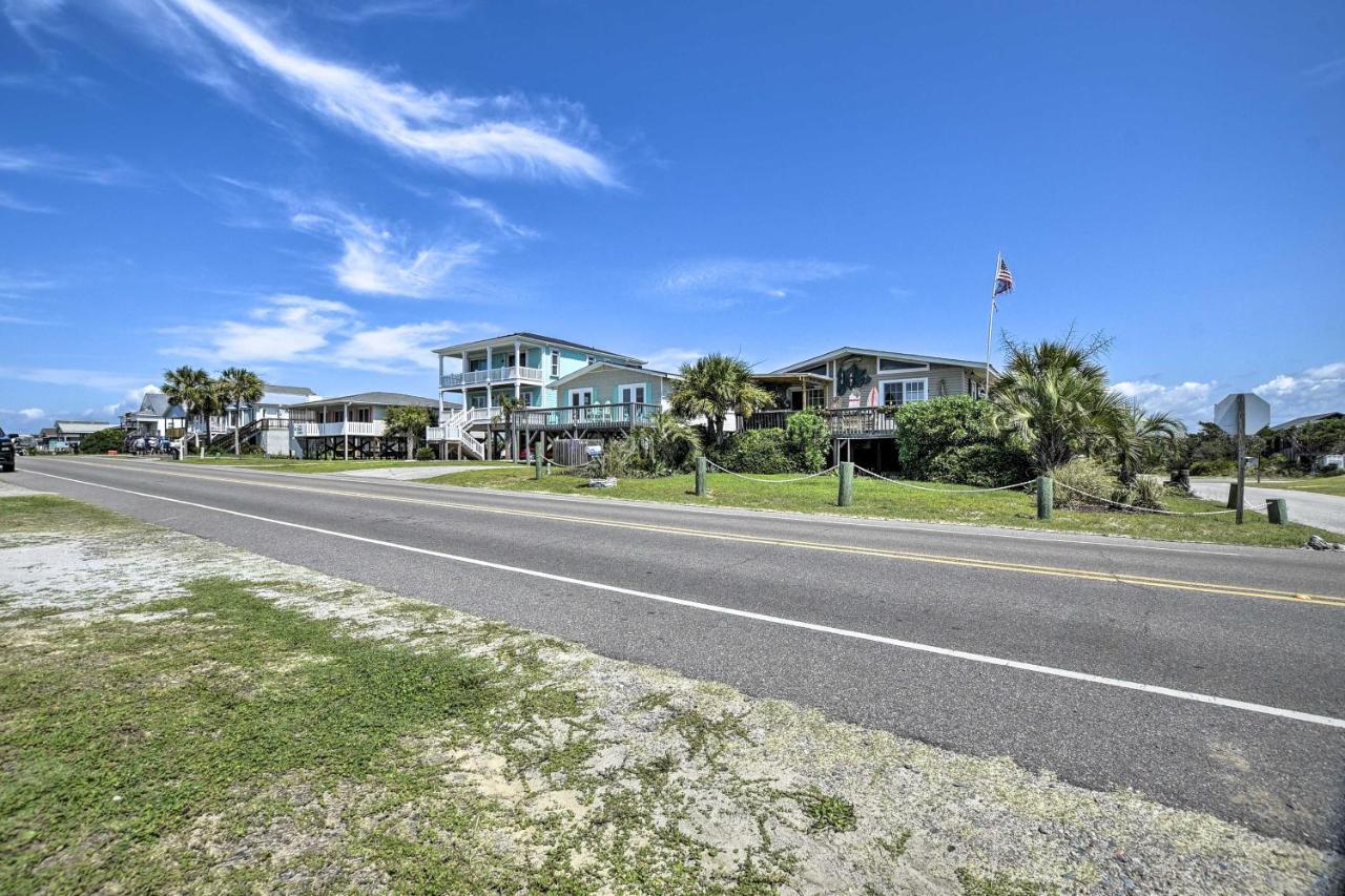 Oak Island Beach Abode With Deck Walk To Shore! Exterior foto